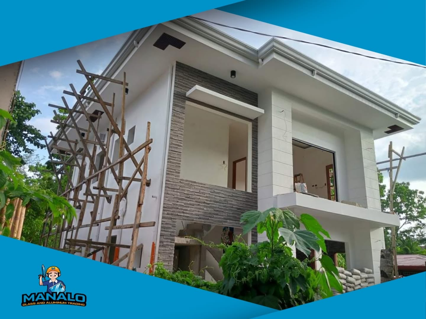 Two-Storey Home Glass Openings