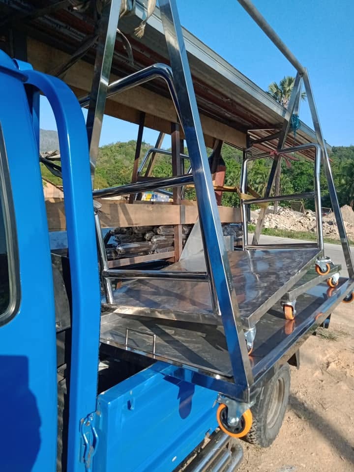 Stainless Truck Glass Rack